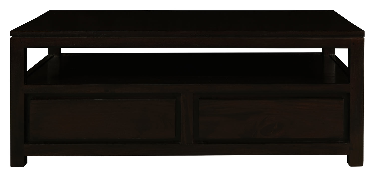 Amsterdam 4 Drawer Coffee Table (Chocolate)