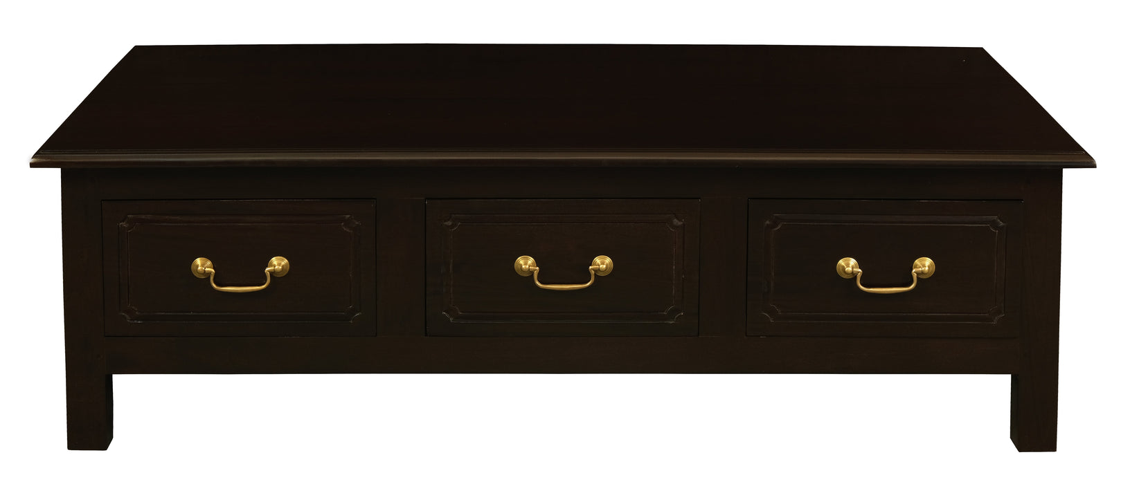 Tasmania 6 Drawer Straight Leg Coffee Table (Chocolate)
