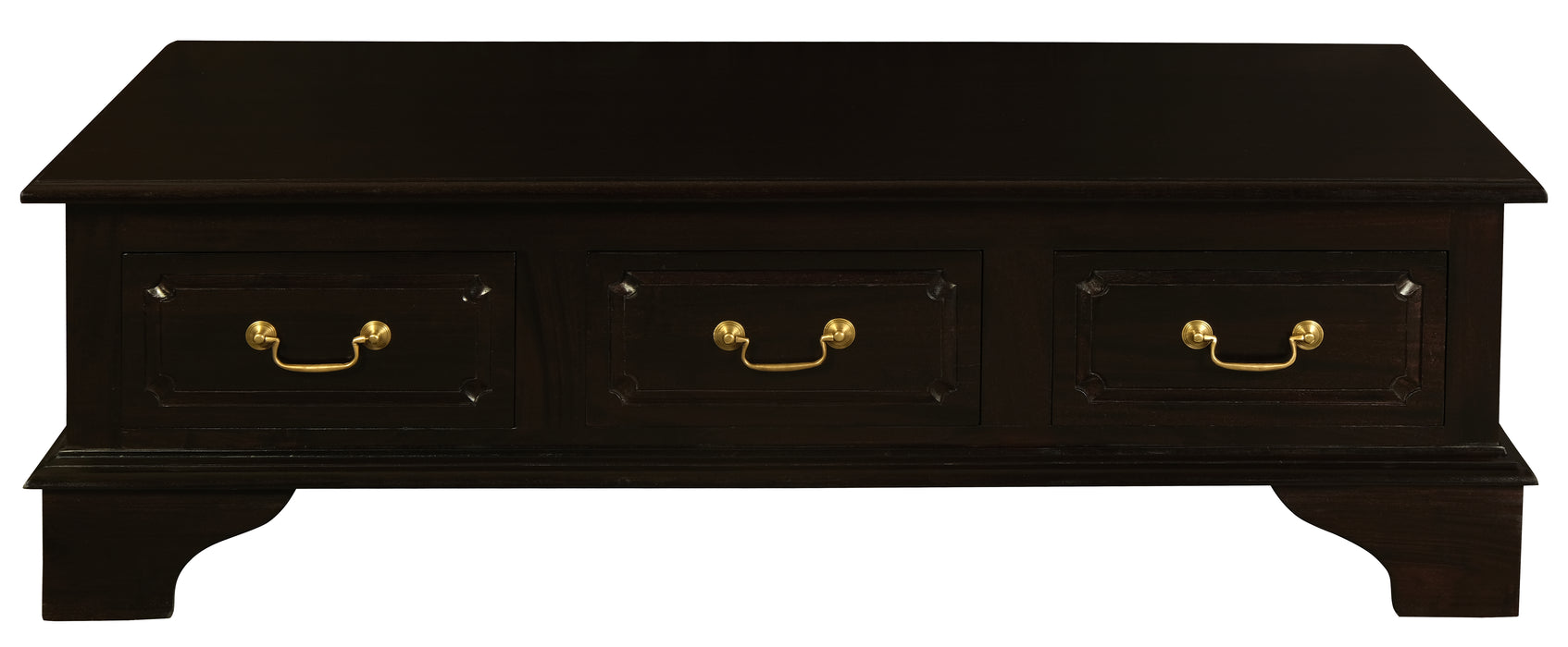 Tasmania 6 Drawer Coffee Table (Chocolate)