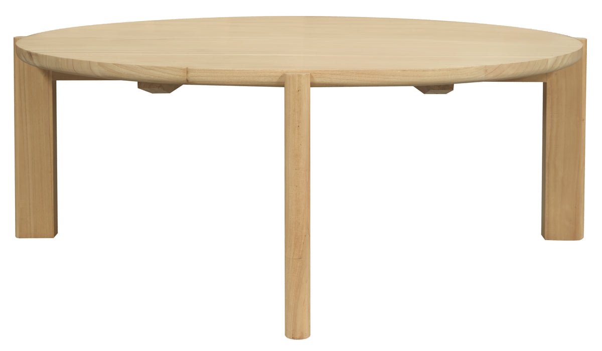 Adelle Round Coffee Table (Almond)