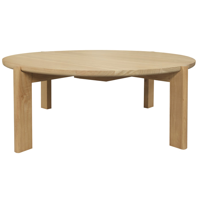 Adelle Round Coffee Table (Almond)