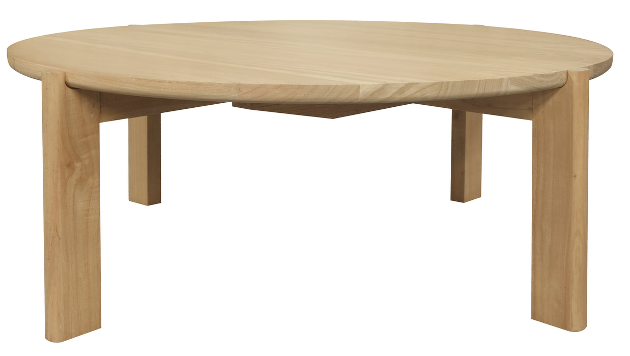 Adelle Round Coffee Table (Almond)