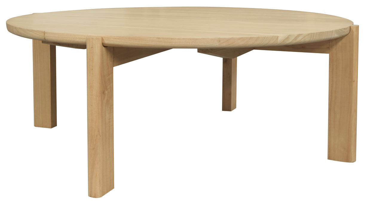 Adelle Round Coffee Table (Almond)