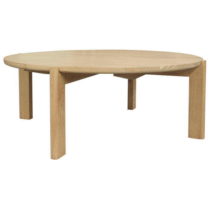 Adelle Round Coffee Table (Almond)