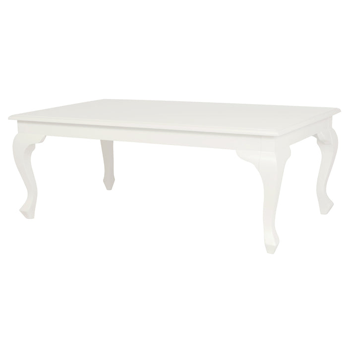 Queen Anne Coffee Table (White)