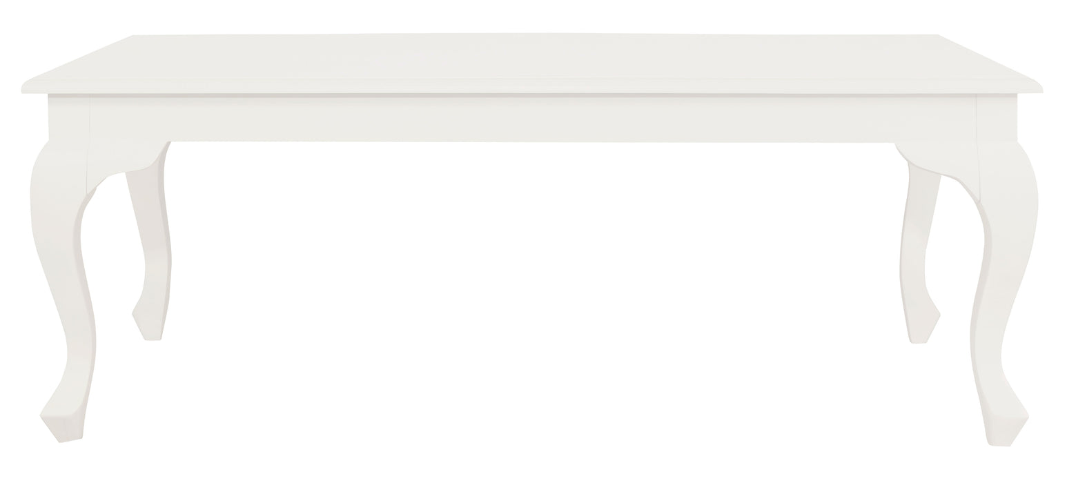 Queen Anne Coffee Table (White)