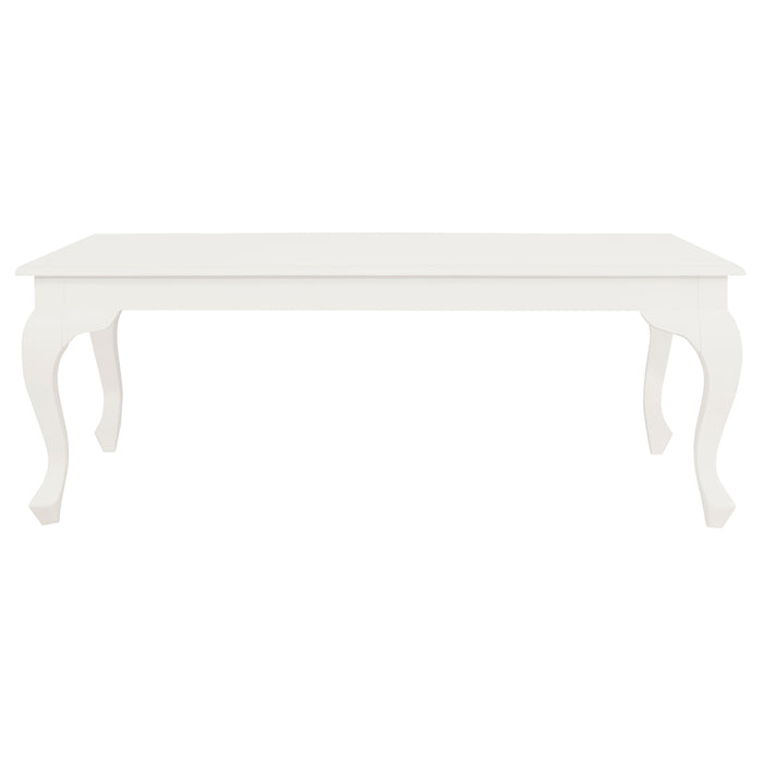 Queen Anne Coffee Table (White)