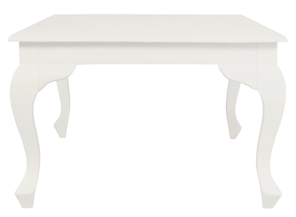 Queen Anne Coffee Table (White)