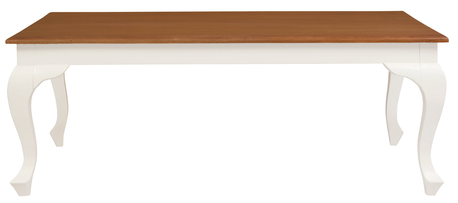 Queen Anne Coffee Table (White Caramel)