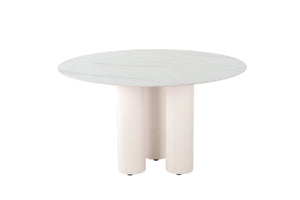 Cuba Round Dining Table White Sevella