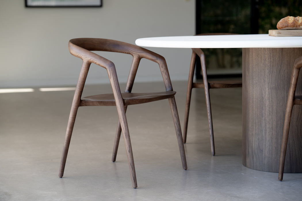 Cali Dining Chair - Walnut - Ch Cal Wal