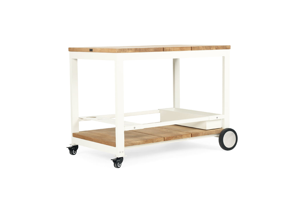 Carmel Outdoor Bar Cart - White