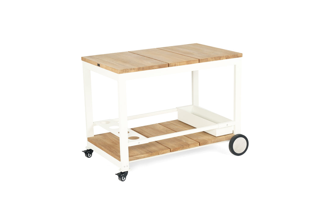 Carmel Outdoor Bar Cart - White