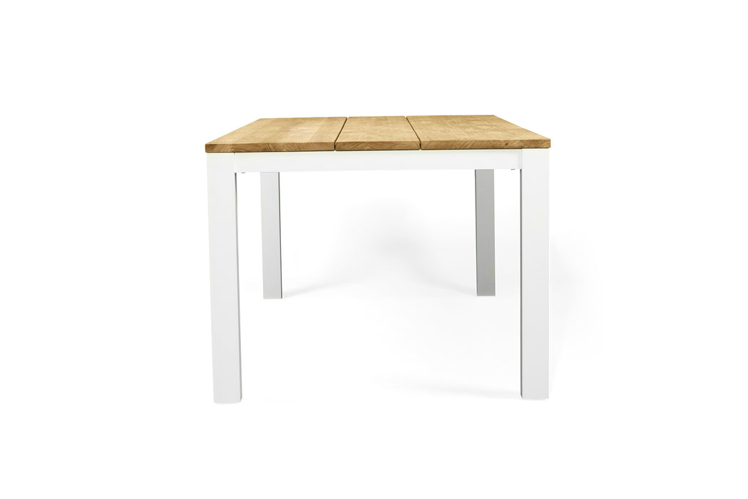 Carmel Outdoor Extension Table - White frame - 2.1m Plus
