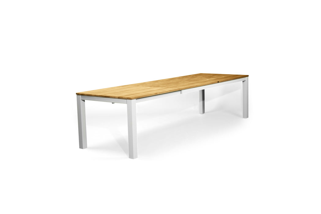 Carmel Outdoor Extension Table - White frame - 2.1m Plus