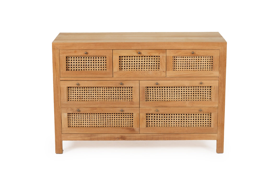 Charlie Chest Of Drawers - Charcoal Natural 123cm