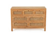 Charlie Chest Of Drawers - Charcoal Natural 123cm