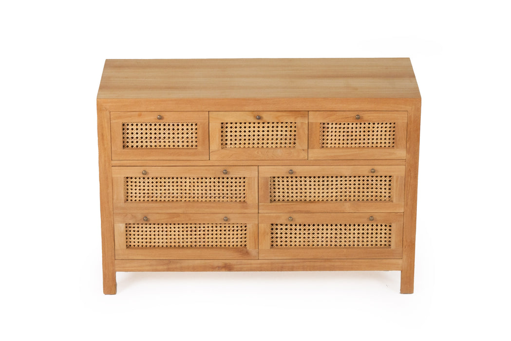 Charlie Chest Of Drawers - Charcoal Natural 123cm