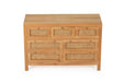 Charlie Chest Of Drawers - Charcoal Natural 123cm