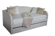 Charlotte Day Bed with Trundle Pearl weave fabric