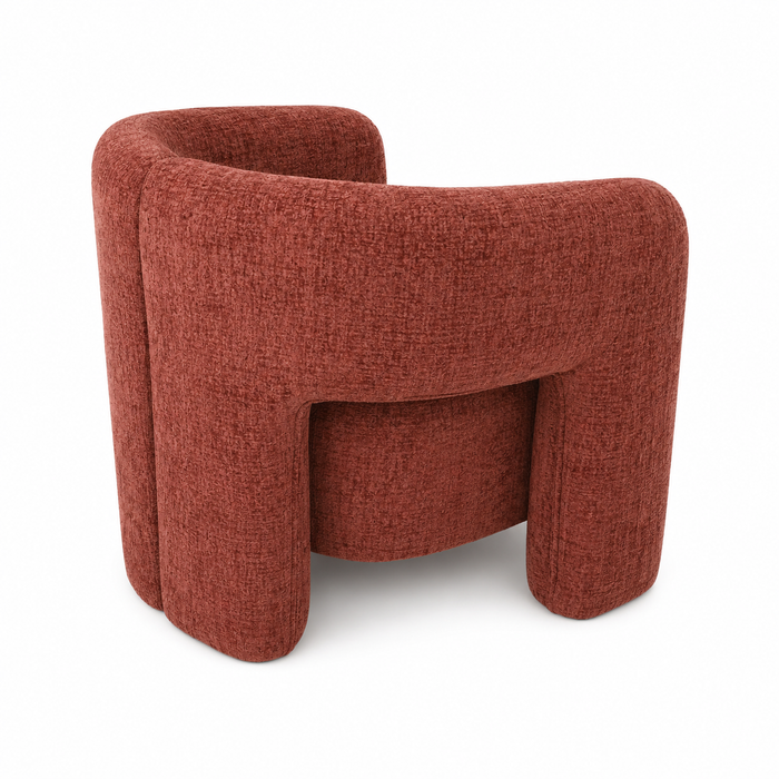 Bella Single Seat Sofa Lounge Accent Chair - Ember