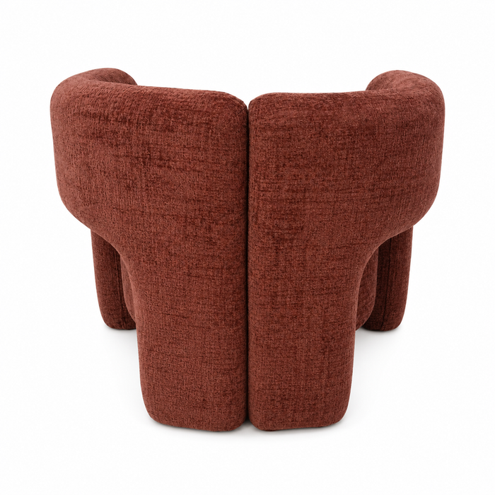 Bella Single Seat Sofa Lounge Accent Chair - Ember