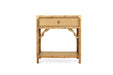Chippendale Bedside Table - Weathered Oak - Weathered Oak 57cm