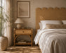 Chippendale Bedside Table - Weathered Oak - Weathered Oak 57cm