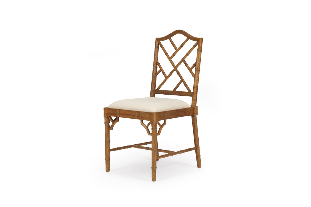 Chippendale Dining Chair - Weathered Oak
