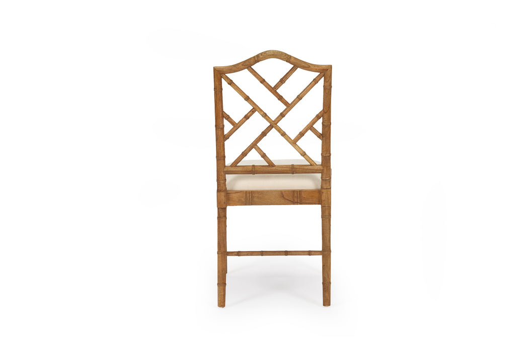 Chippendale Dining Chair - Weathered Oak