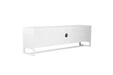 Clovelly Entertainment Unit - Four Door - White - White 200cm