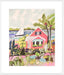Coastal Pink Cabin Wall Art
