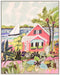 Coastal Pink Cabin Wall Art