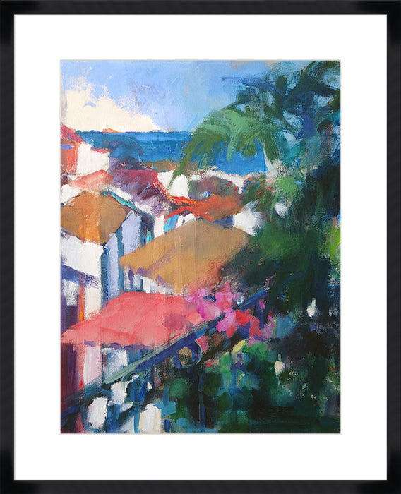 Coastal Roof Tops Wall Art