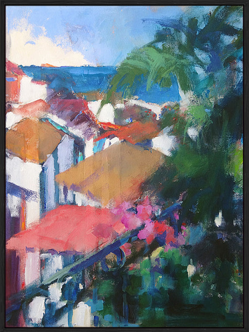 Coastal Roof Tops Wall Art