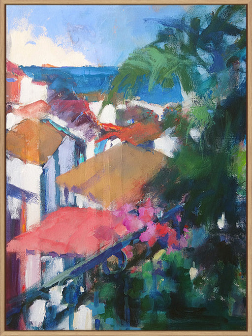 Coastal Roof Tops Wall Art