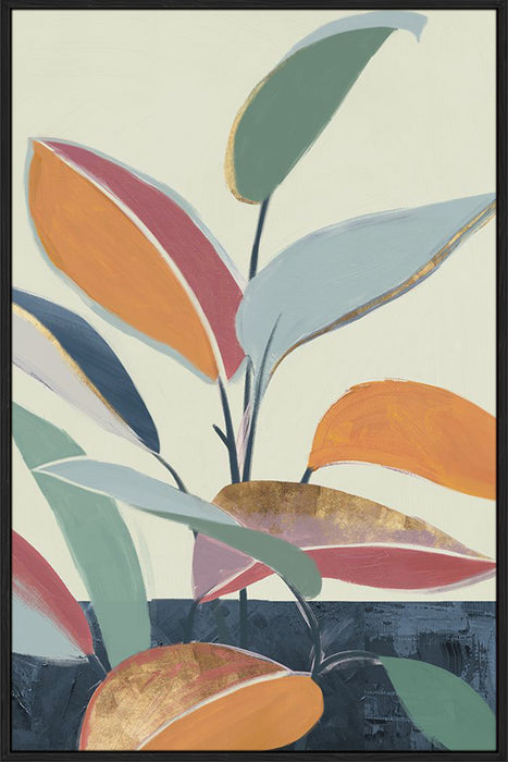 Colourful Orange Leaves II Wall Art