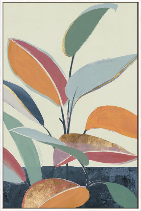 Colourful Orange Leaves II Wall Art