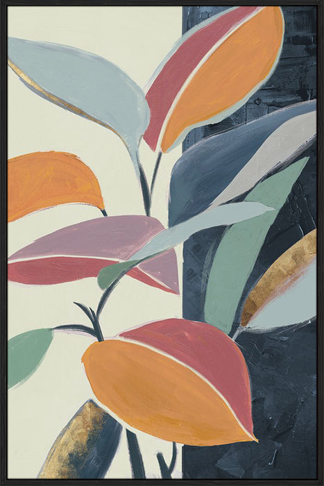 Colourful Orange Leaves I Wall Art