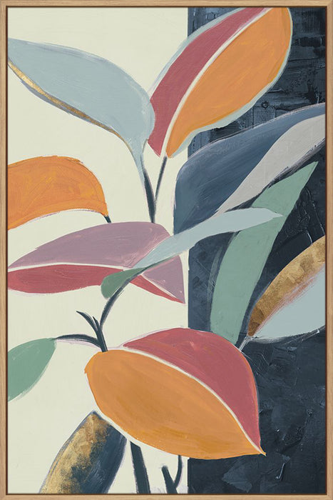 Colourful Orange Leaves I Wall Art