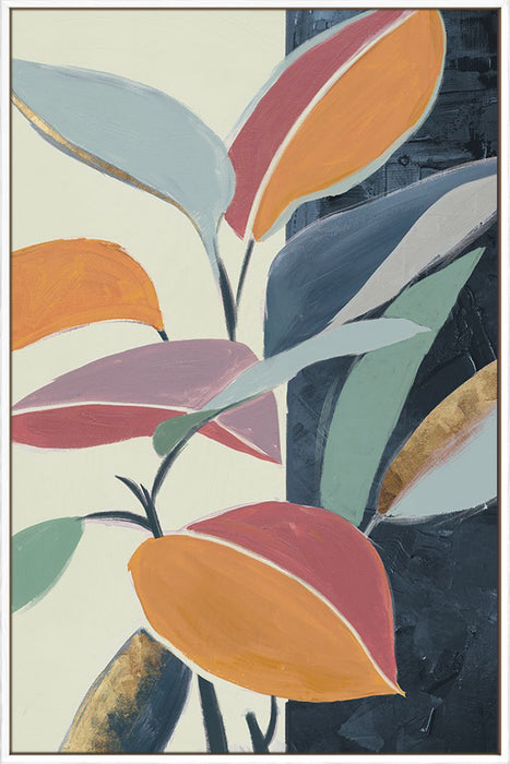 Colourful Orange Leaves I Wall Art