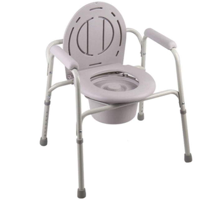 Zoom Commode Chair - Aluminium