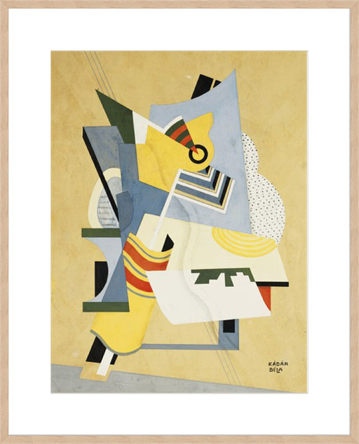 Composition Cubiste Wall Art