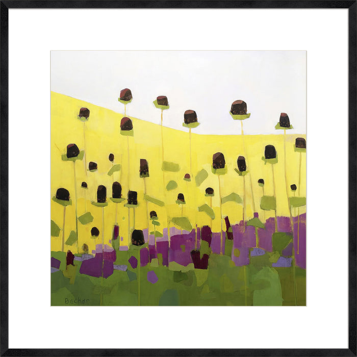 Coneflowers With Pink Wall Art