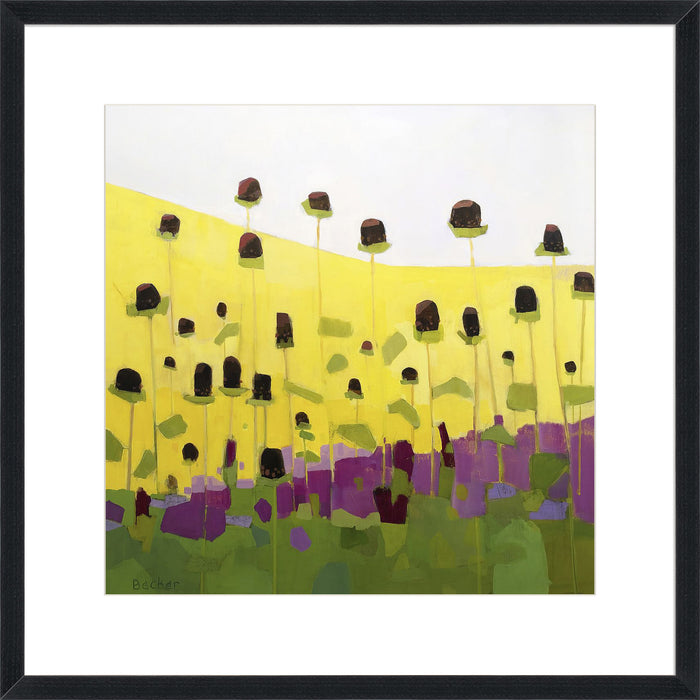 Coneflowers With Pink Wall Art