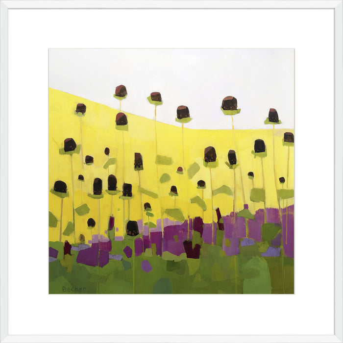 Coneflowers With Pink Wall Art