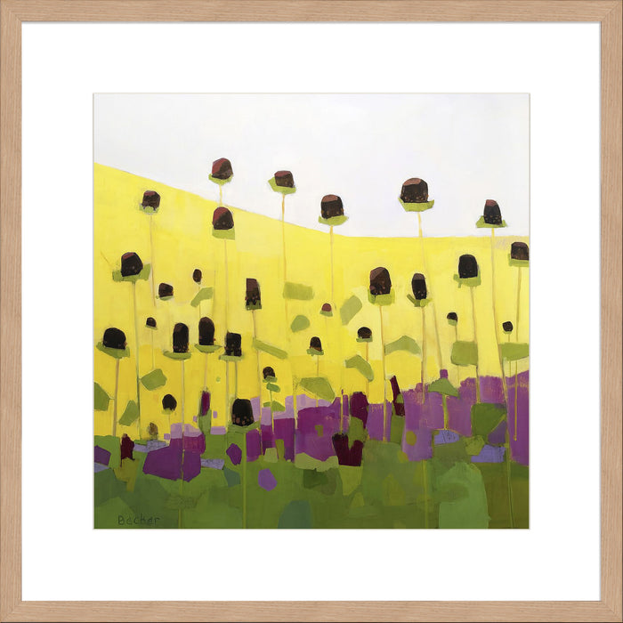Coneflowers With Pink Wall Art