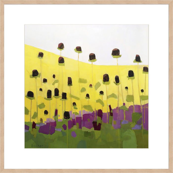 Coneflowers With Pink Wall Art