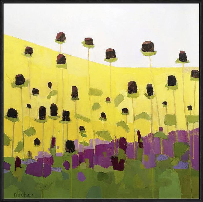 Coneflowers With Pink Wall Art