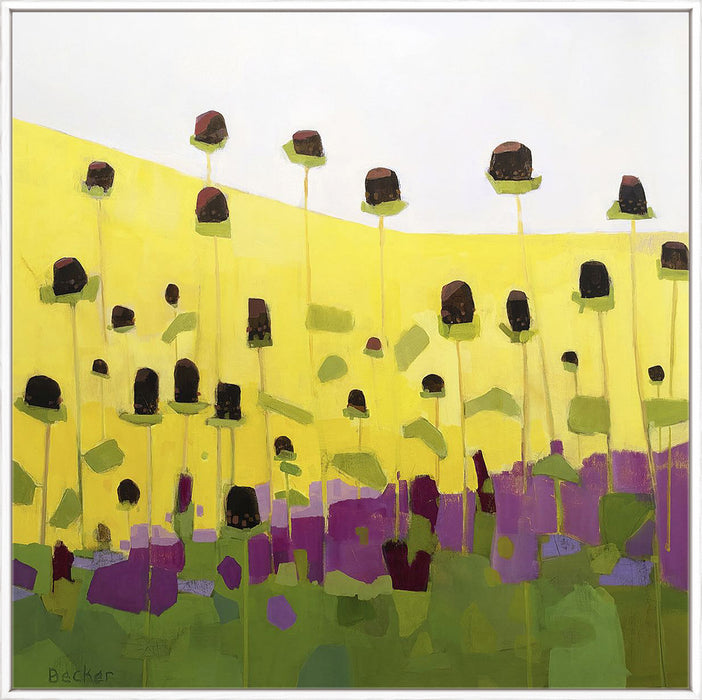 Coneflowers With Pink Wall Art